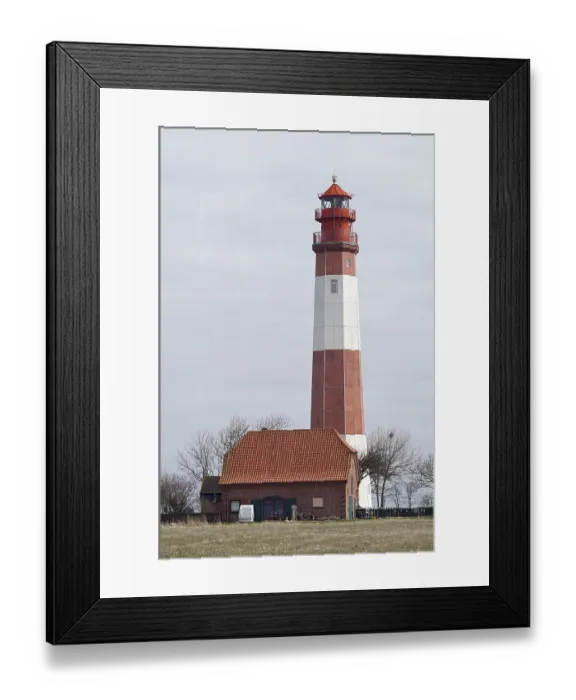 Framed Print : Lighthouse in Flugge, Fehmarn Framed Print : Lighthouse in Flugge, Fehmarn