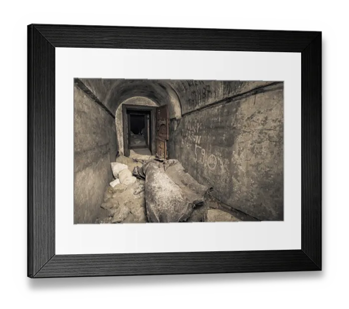 Framed Print : Old blown up remains of some Siegfried Line bunkers along the border Framed Print : Old blown up remains of some Siegfried Line bunkers along the border