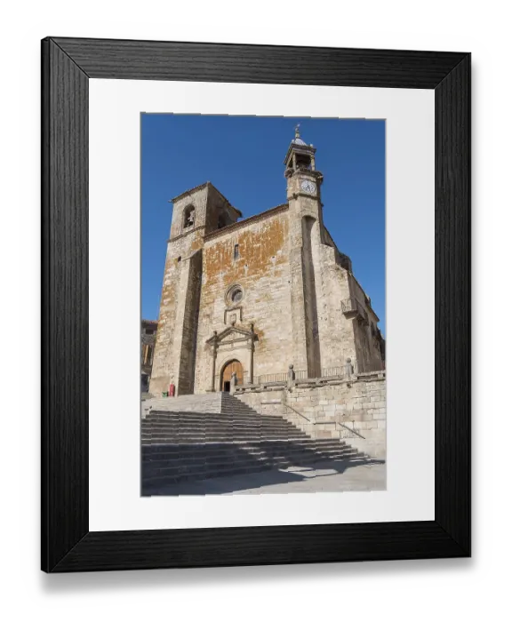 Framed Print : Trujillo main square. Church of San Martin Tours (Trujillo) Framed Print : Trujillo main square. Church of San Martin Tours (Trujillo)