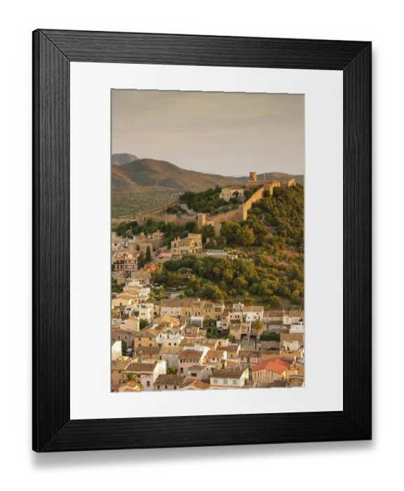 Framed Print : Castle of Capdepera, 14th century Framed Print : Castle of Capdepera, 14th century
