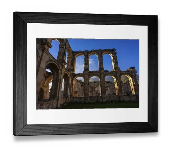 Framed Print : Monastery of Santa Maria de Rioseco Framed Print : Monastery of Santa Maria de Rioseco