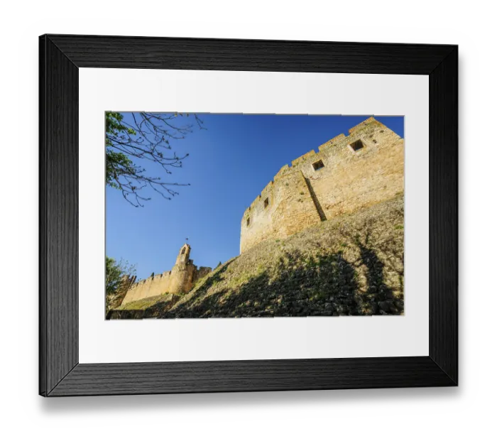 Framed Print : Templar Castle of Tomar, year 1162