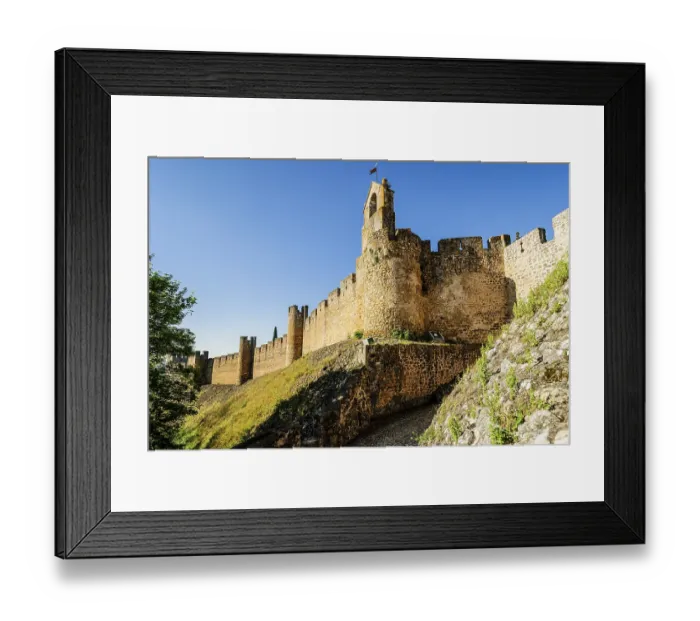 Framed Print : Templar Castle of Tomar, year 1162