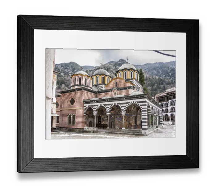Framed Print : Rila Monastery, founded in the 10th century