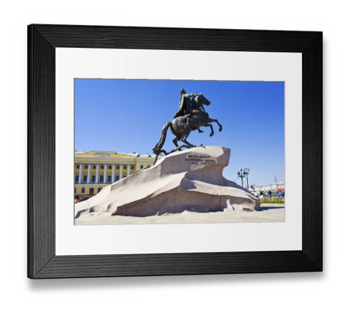 Framed Print : Monument of Peter the First - Saint Petersburg