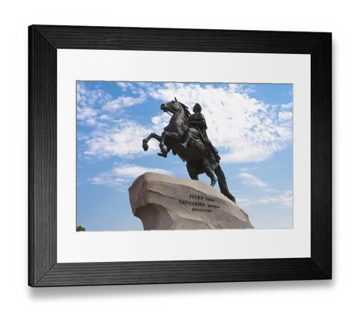 Framed Print : Monument of Peter the First, Saint Petersburg