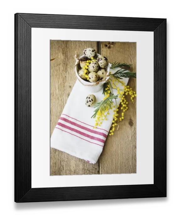 Framed Print : Easter time, Hand decorated Easter Eggs