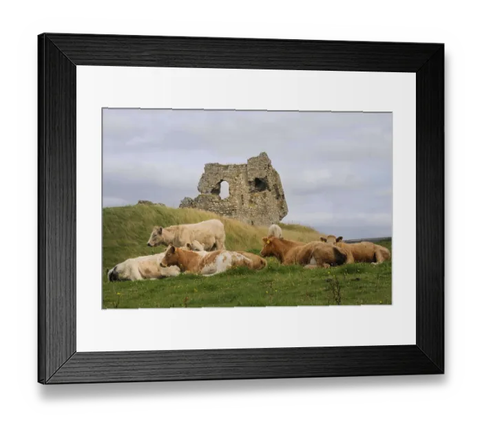 Framed Print : Ruins of a Norman castle at Clonmacnoise Framed Print : Ruins of a Norman castle at Clonmacnoise