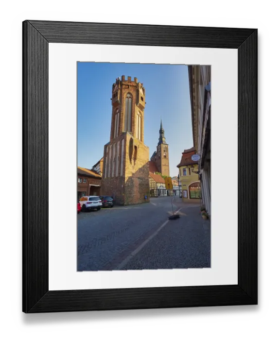 Framed Print : Owl Tower and St. Stephen's Church Framed Print : Owl Tower and St. Stephen's Church