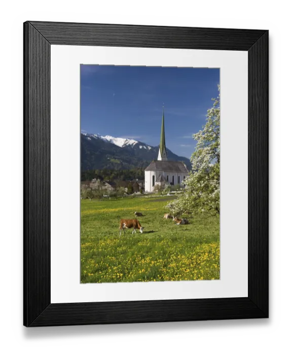 Framed Print : Wiesing near Jenbach Tyrol Austria