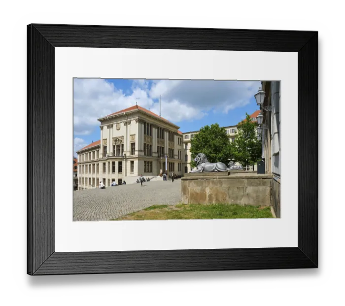 Framed Print : Lion Building and Melanchthonianum