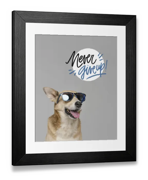Framed Print : Smiley dog wearing sunglasses. Resolution and high quality beautiful photo Framed Print : Smiley dog wearing sunglasses. Resolution and high quality beautiful photo