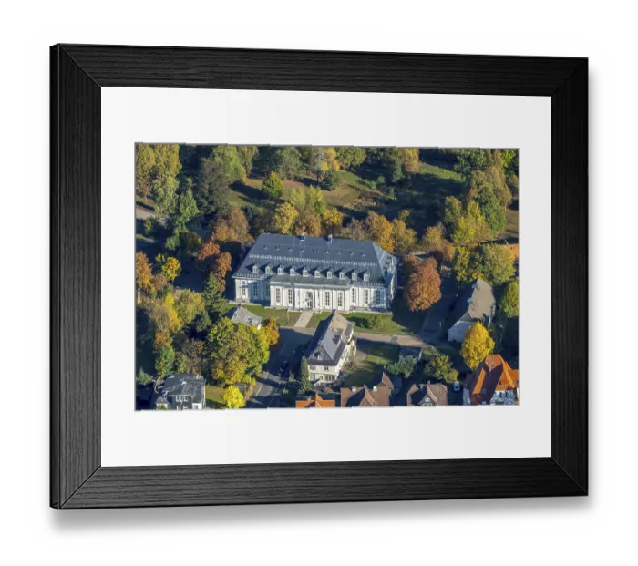 Framed Print : Aerial view, Aula Academica, AulastraBe