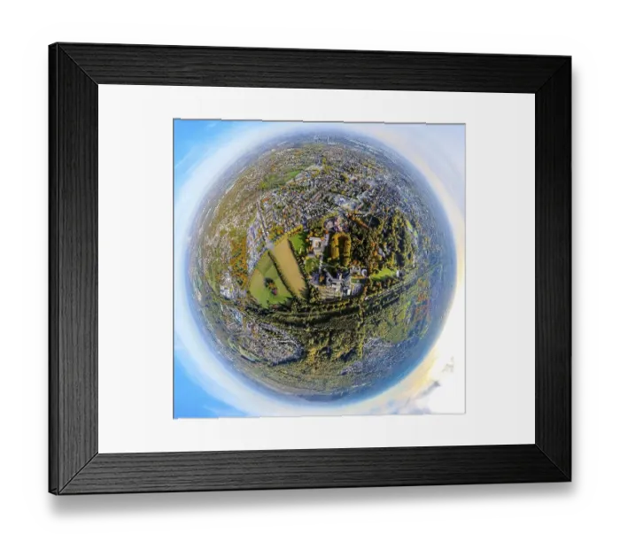 Framed Print : Aerial photo, Marienhospital Bottrop Framed Print : Aerial photo, Marienhospital Bottrop