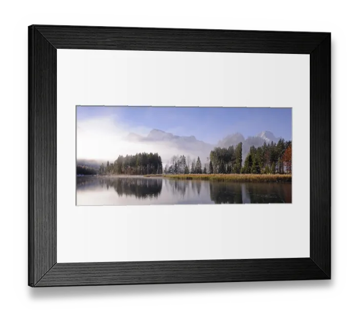 Framed Print : Almsee Lake in autumn, Salzkammergut