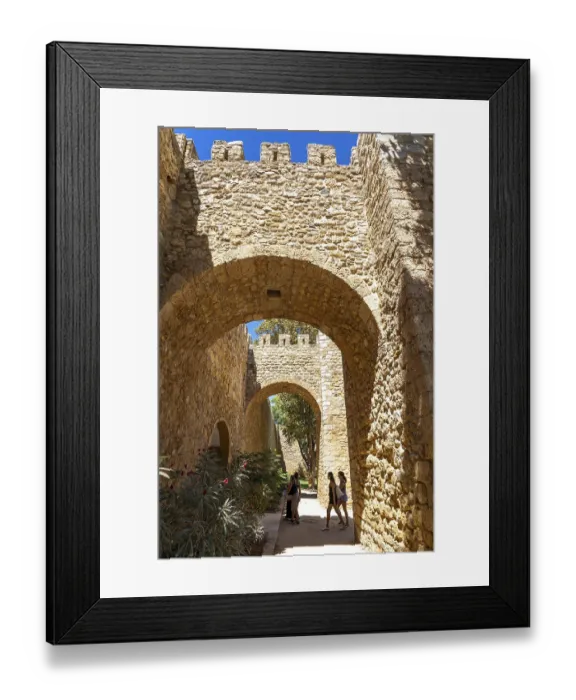 Framed Print : The old town centre of Lagos, city gate