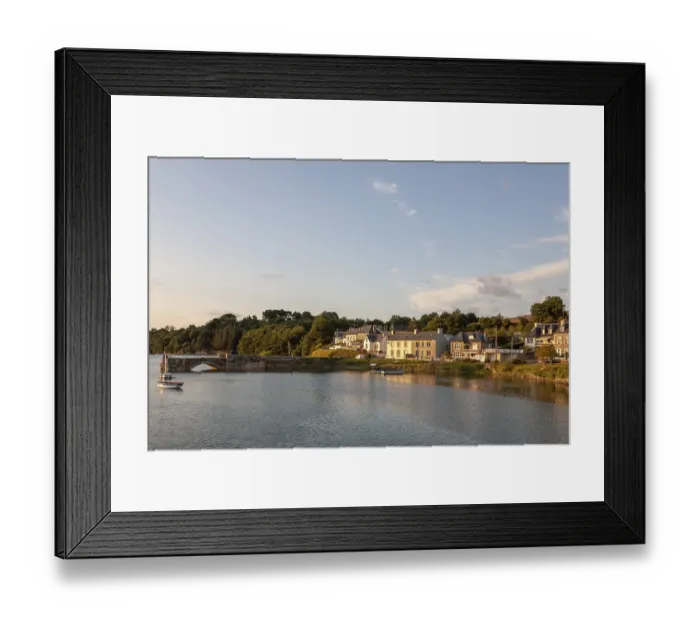Framed Print : Remains of a bridge near Treguier