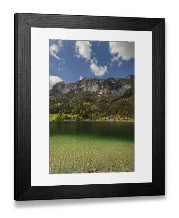 Framed Print : Lake Hintersee with Reiteralpe