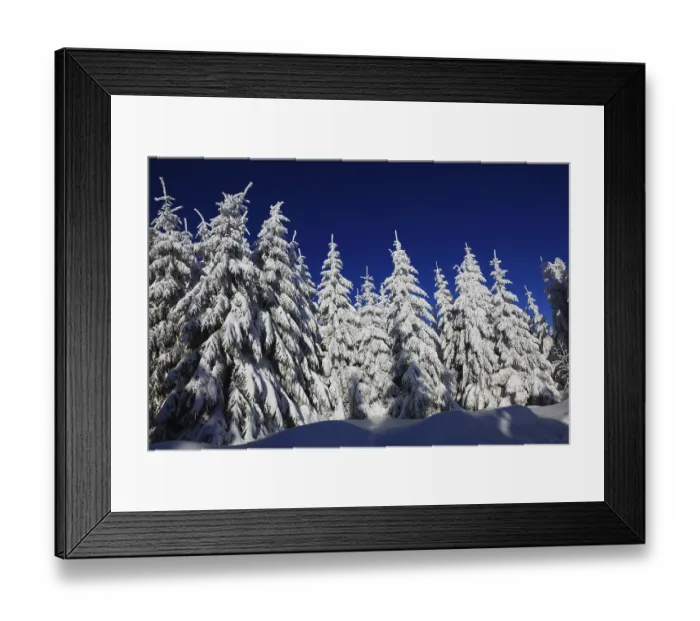 Framed Print : Winter landscape in the Fichtelgebirge Framed Print : Winter landscape in the Fichtelgebirge