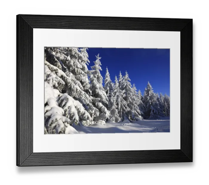 Framed Print : Winter landscape in the Fichtelgebirge Framed Print : Winter landscape in the Fichtelgebirge