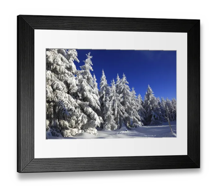 Framed Print : Winter landscape in the Fichtelgebirge Framed Print : Winter landscape in the Fichtelgebirge