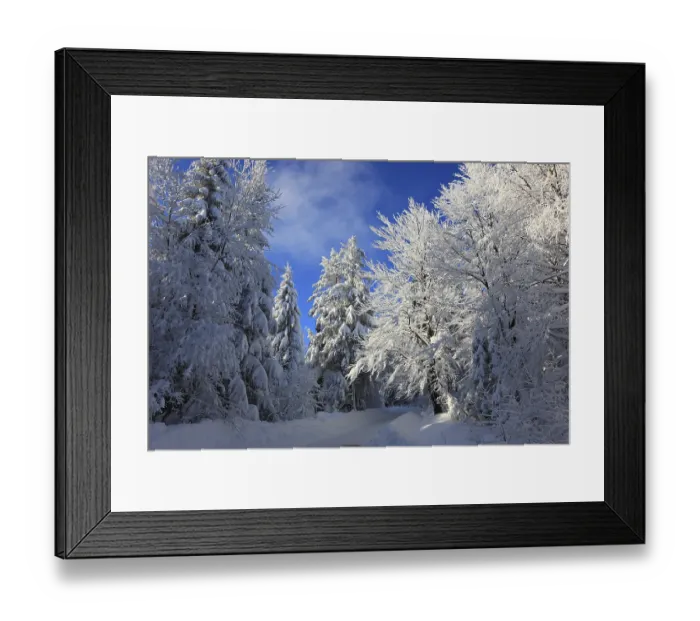 Framed Print : Winter landscape in the Fichtelgebirge Framed Print : Winter landscape in the Fichtelgebirge