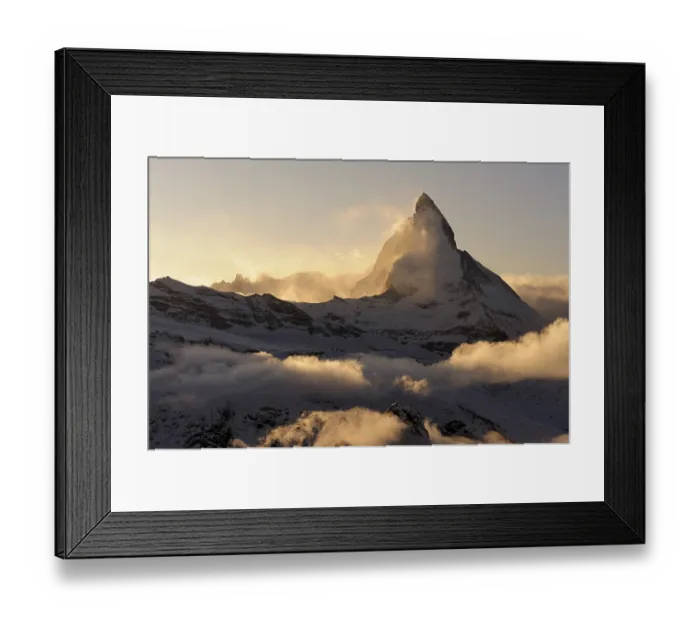 Framed Print : Mt Matterhorn in the light of the setting sun Framed Print : Mt Matterhorn in the light of the setting sun