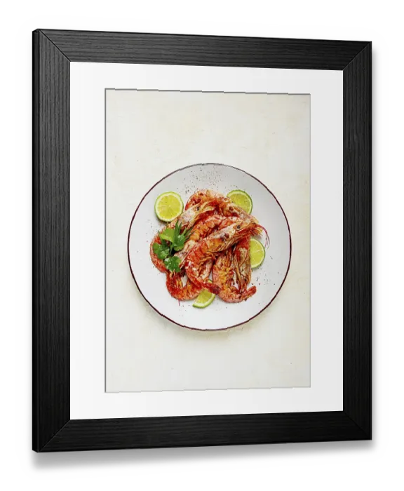 Framed Print : Fried Langoustines, Australian