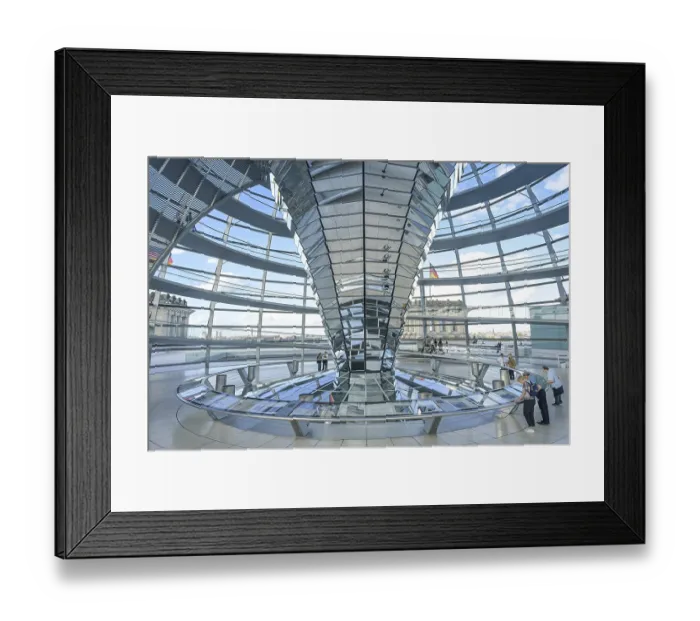 Framed Print : Dome on the Reichstag building Framed Print : Dome on the Reichstag building