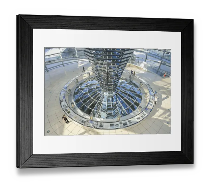 Framed Print : Dome on the Reichstag building