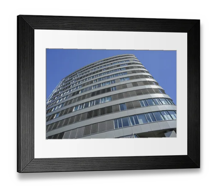 Framed Print : Trias tower block, BVG headquarters