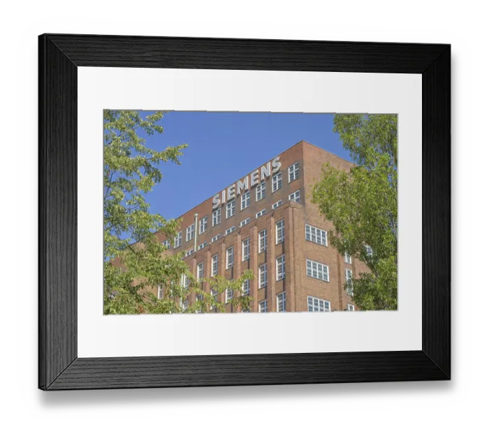 Framed Print : Siemens AG main building, Nonnendammallee Framed Print : Siemens AG main building, Nonnendammallee