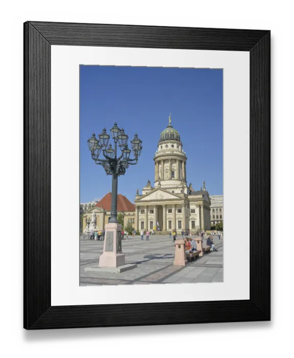 Framed Print : French Cathedral, Gendarmenmarkt