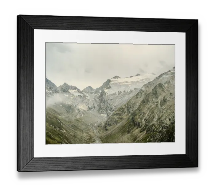 Framed Print : View from the Hohe Mut over the Rotmoostal to the Rotmoosferner Framed Print : View from the Hohe Mut over the Rotmoostal to the Rotmoosferner
