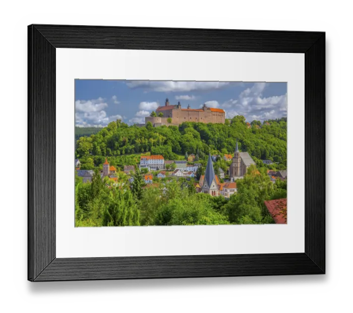 Framed Print : Old town view with the Plassenburg
