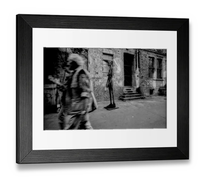 Framed Print : Germany, Berlin, 24 July 1993, backyard Framed Print : Germany, Berlin, 24 July 1993, backyard