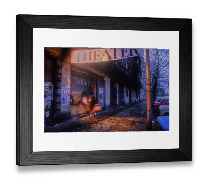 Framed Print : Germany, Berlin, 03.11.1991, Theatre Zinnober in the KnaackstraBe Framed Print : Germany, Berlin, 03.11.1991, Theatre Zinnober in the KnaackstraBe
