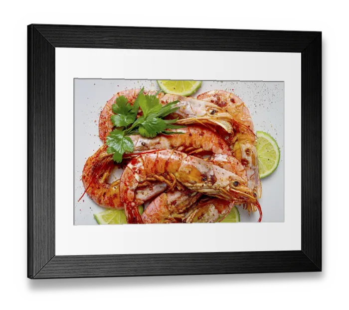 Framed Print : Fried Langoustines, Australian Framed Print : Fried Langoustines, Australian