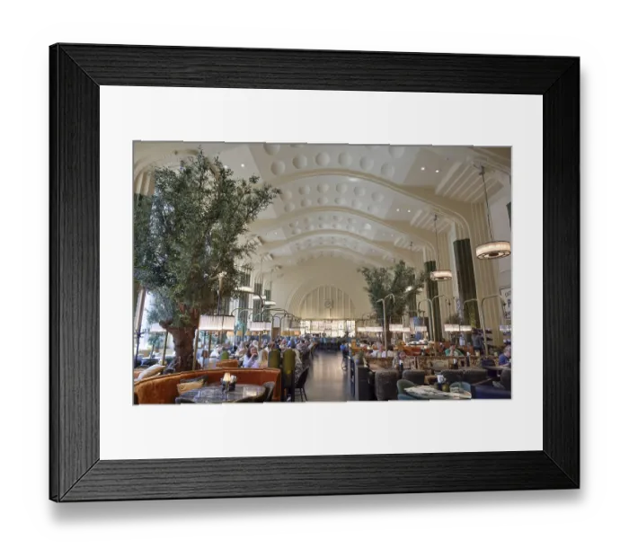 Framed Print : Restaurant Ravintola Olivia Central Station