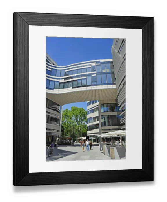 Framed Print : Ko-Bogen, modern architecture in urban renewal project Framed Print : Ko-Bogen, modern architecture in urban renewal project