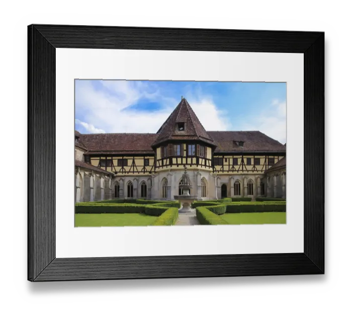 Framed Print : Bebenhausen Monastery, well house