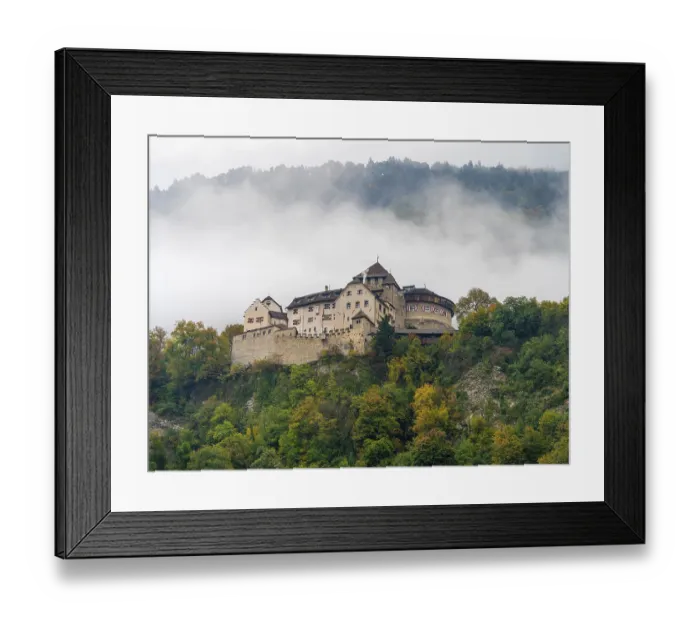 Framed Print : Vaduz Castle in Vaduz, the capital city of Liechtenstein at autumn time Framed Print : Vaduz Castle in Vaduz, the capital city of Liechtenstein at autumn time