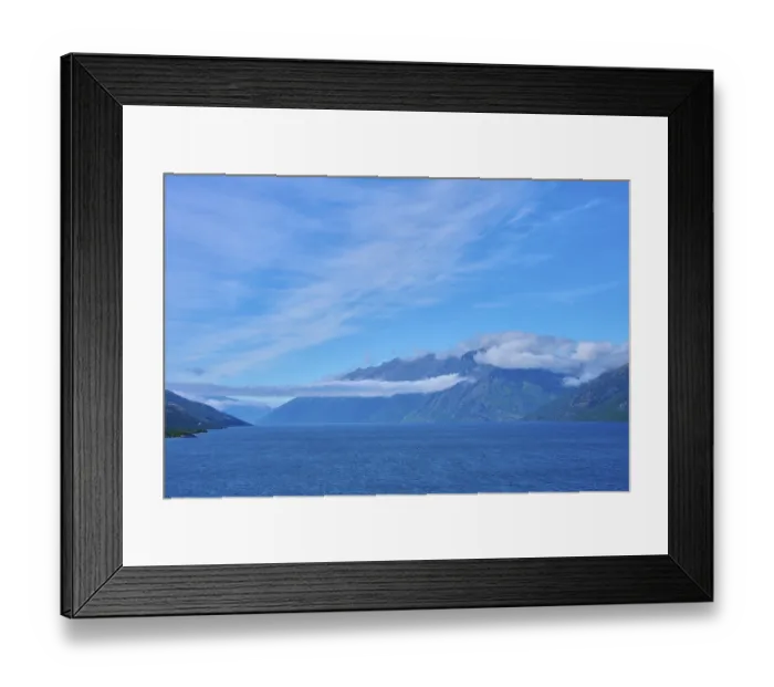 Framed Print : Tranquil landscape with mountains Framed Print : Tranquil landscape with mountains