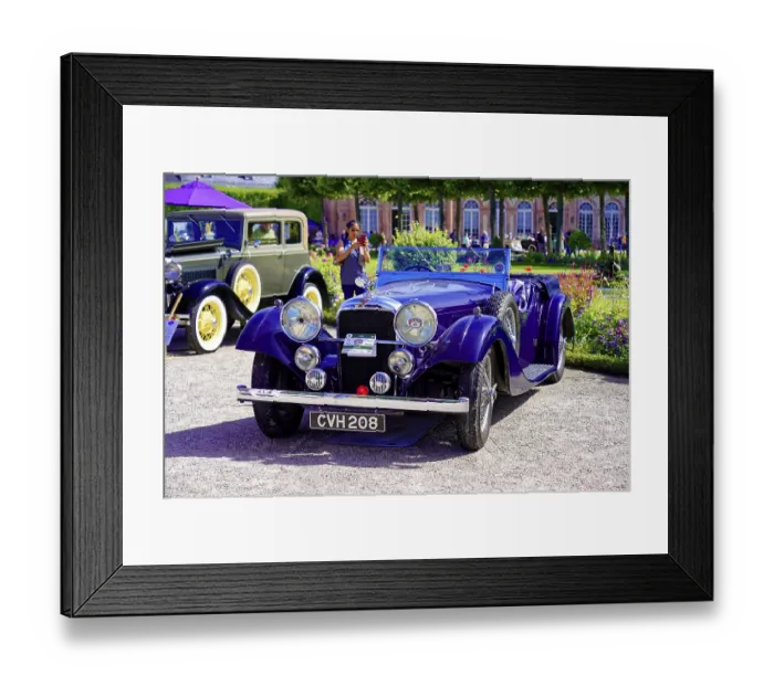 Framed Print : Oldtimer Classic, Gala International Concours d'Elegance Schwetzingen 2025
