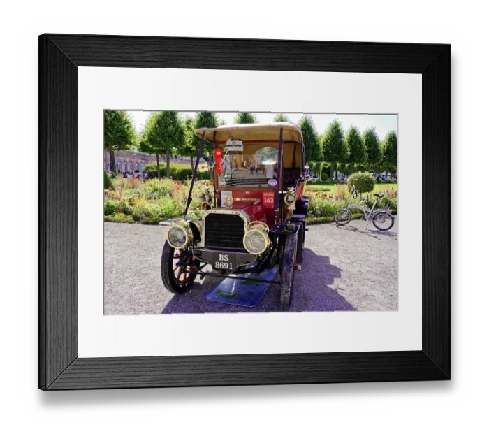 Framed Print : Oldtimer Classic, Gala International Concours d'Elegance Schwetzingen 2025