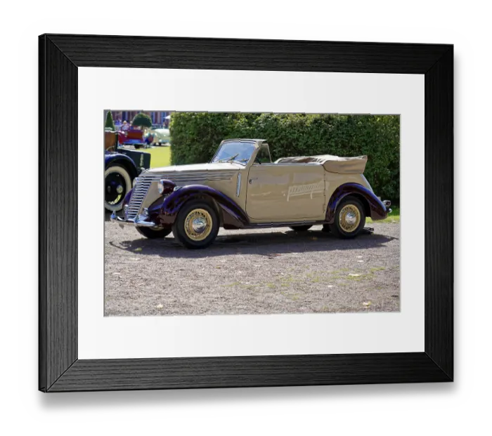 Framed Print : Oldtimer Classic, Gala International Concours d'Elegance Schwetzingen 2025