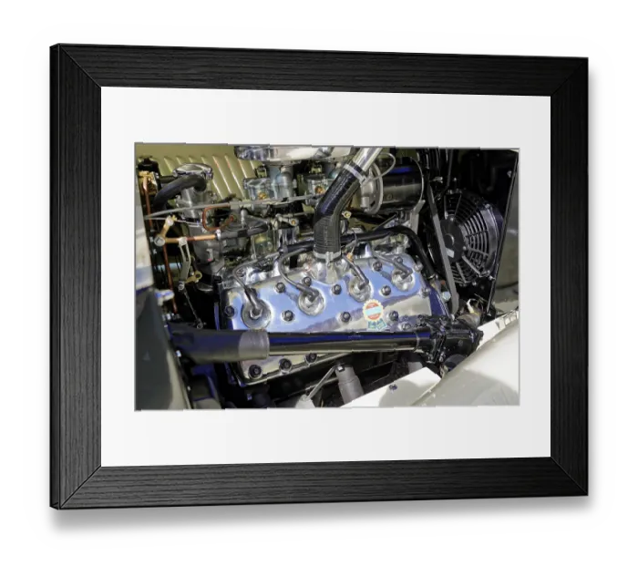 Framed Print : Oldtimer Classic, Gala International Concours d'Elegance Schwetzingen 2025