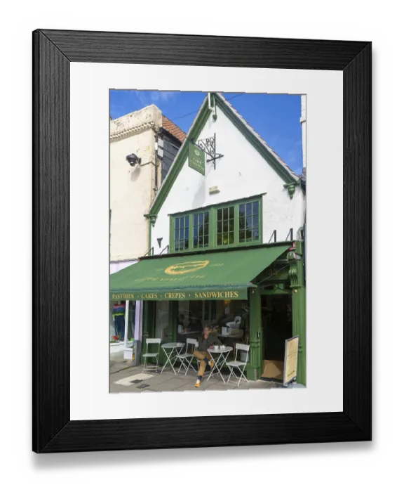Framed Print : Caffe Vialottie local coffee shop cafe