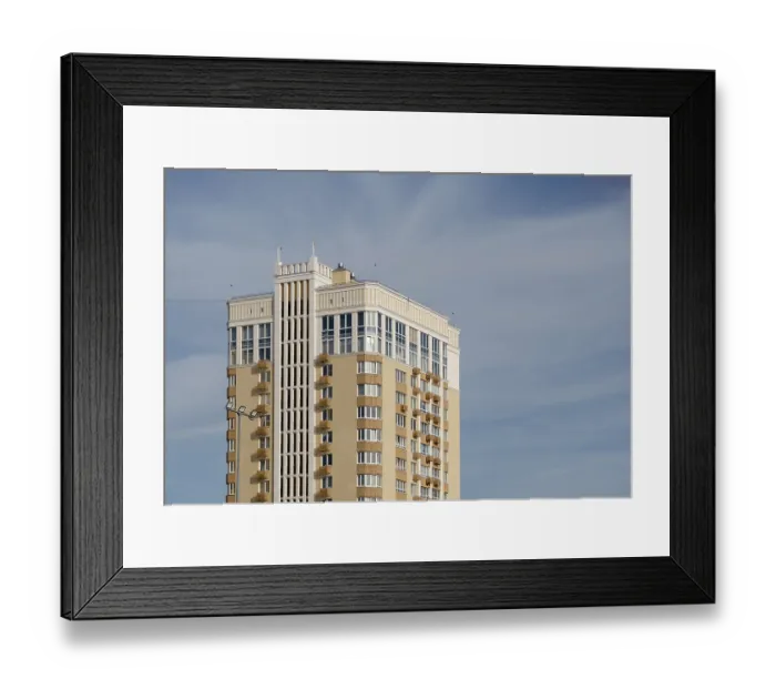 Framed Print : Modern multi-storey building against sky Framed Print : Modern multi-storey building against sky
