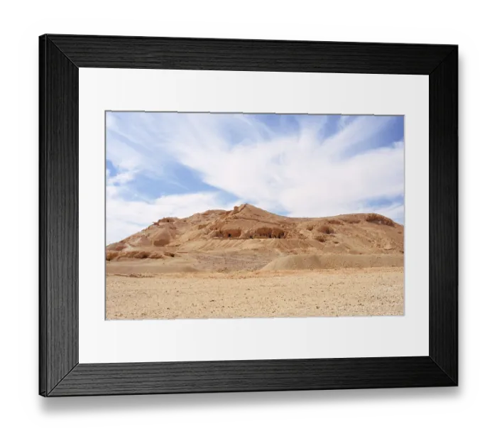 Framed Print : Excavations at the Temple of Hatshepsut